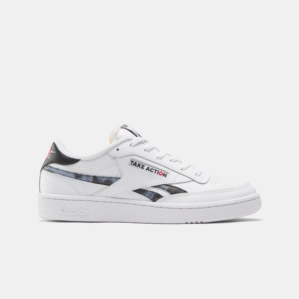 Reebok club c white black sales