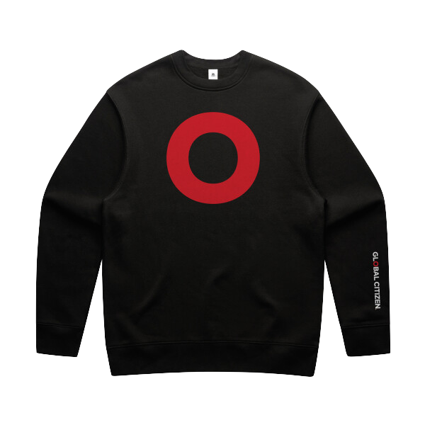Red O Mens Relaxed Crewneck - Global Citizen