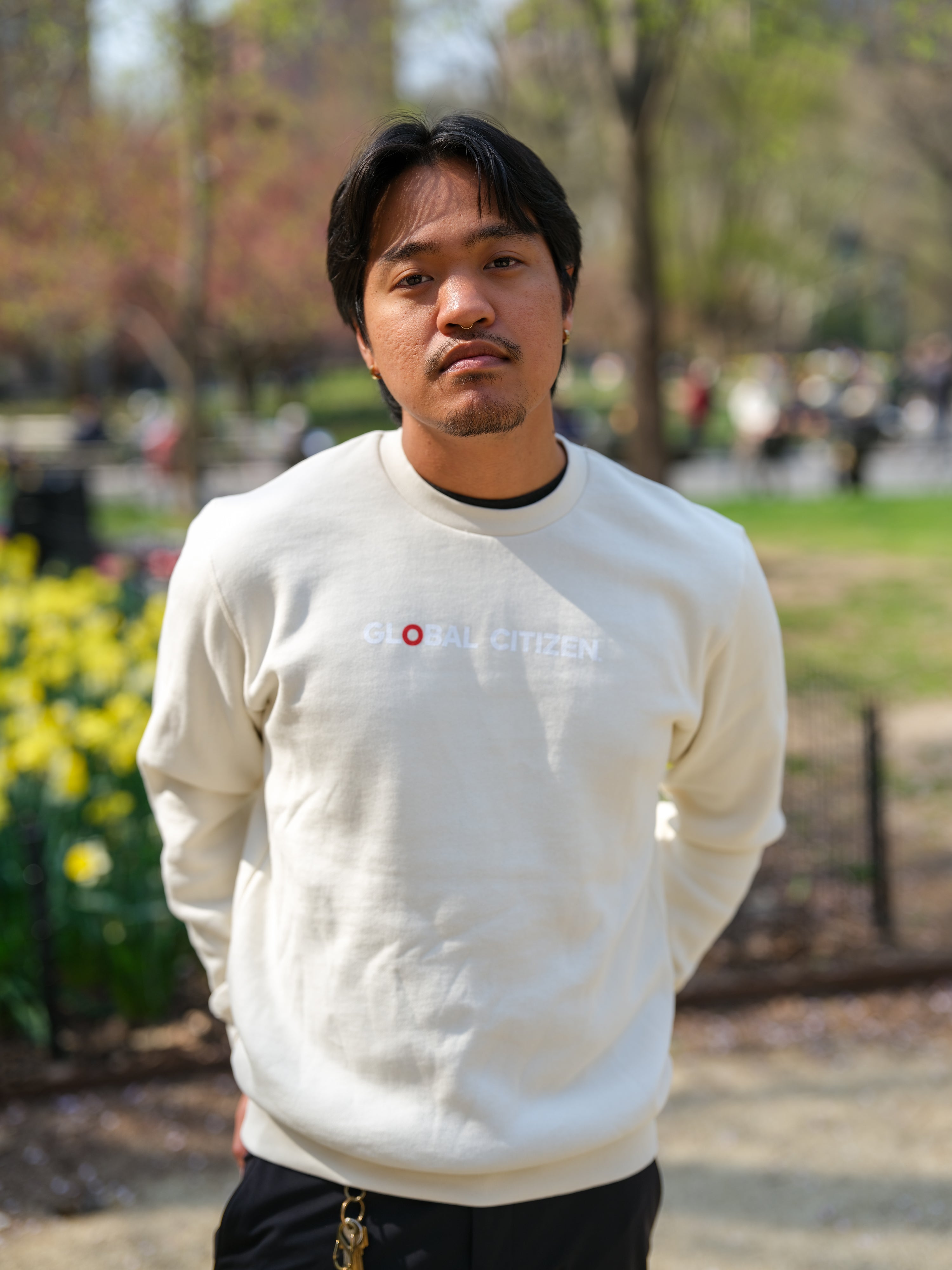 Born X Raised Los Angeles Dodgers White Crewneck | Parallel