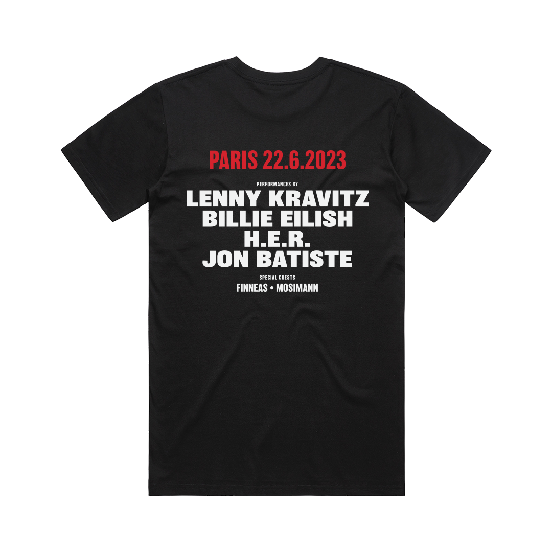 Power Our Planet Paris Lineup T-Shirt - Global Citizen