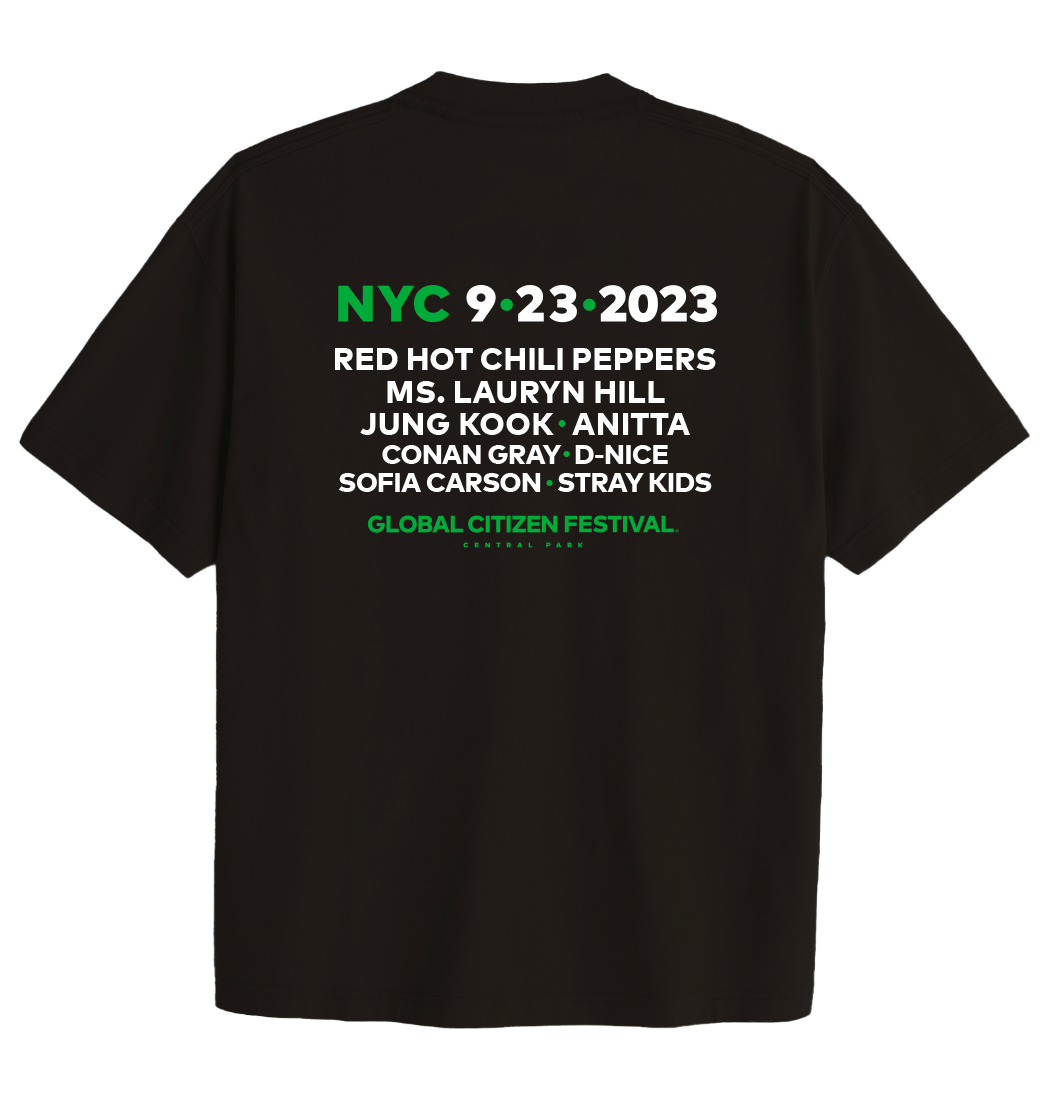 GCF 2023 Official Line-Up T-shirt - Global Citizen