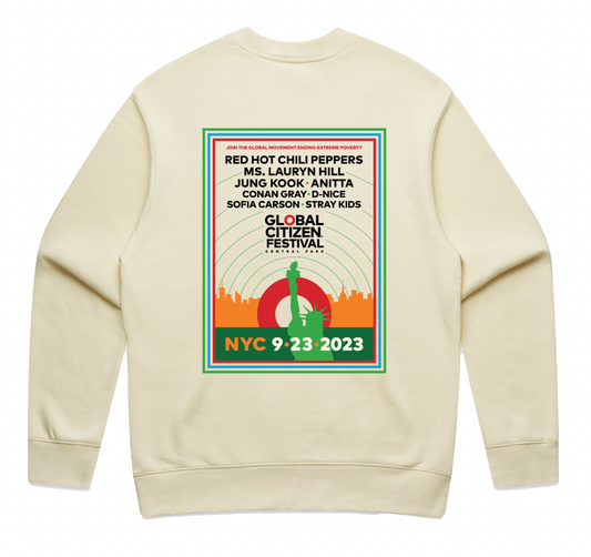 GCF 2023 Crewneck Sweatshirt - Global Citizen