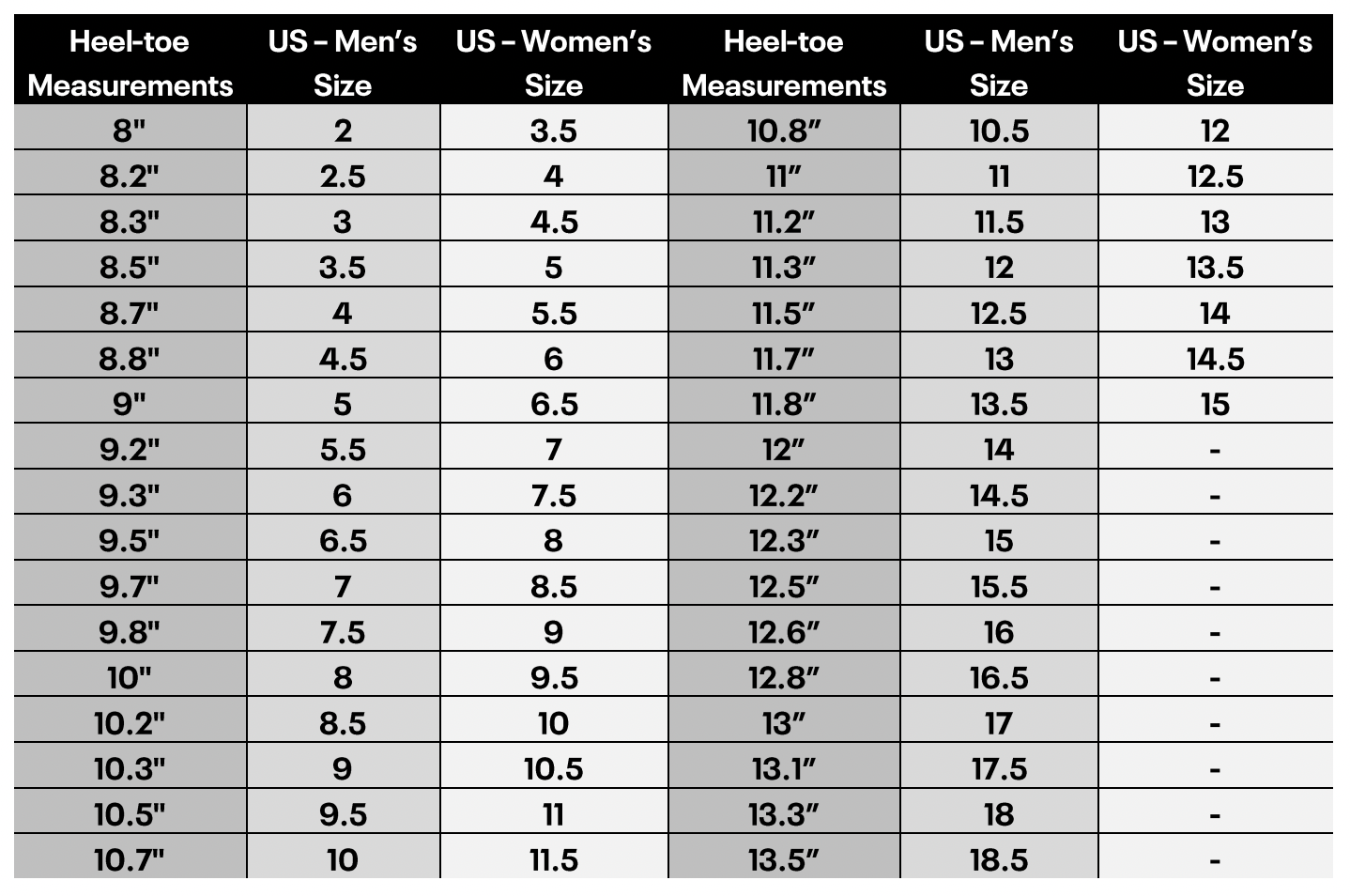 Reebok club c 2024 85 size chart