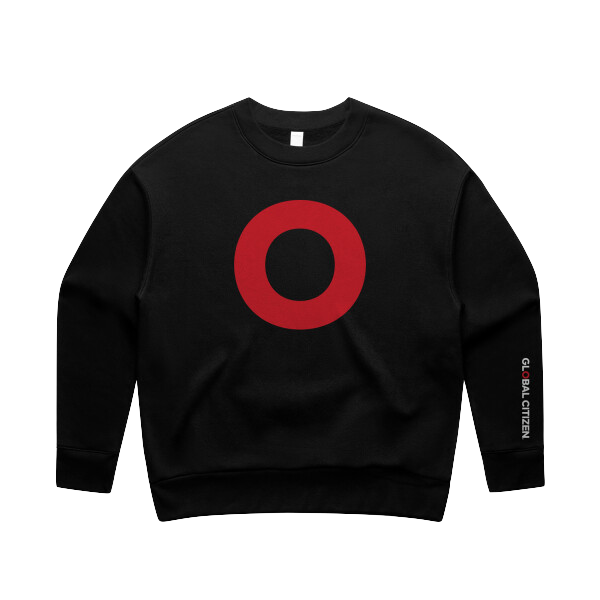 Red O Womens Relaxed Crewneck - Global Citizen