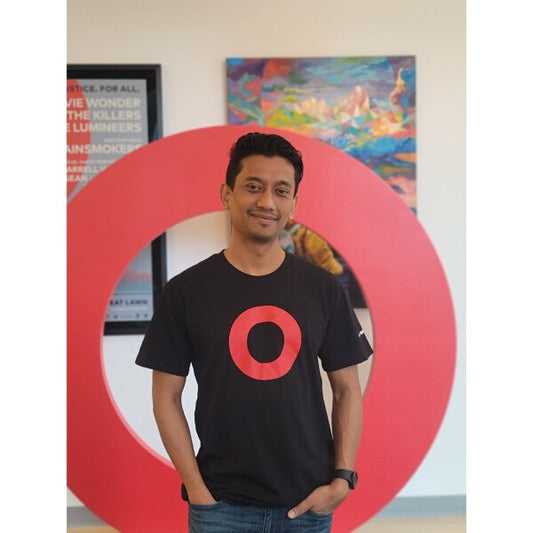 Red O Mens Basic T-Shirt - Global Citizen